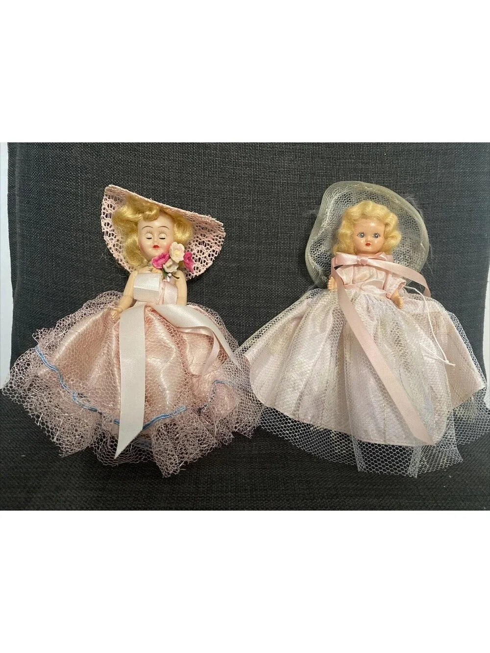 2 vintage Dolls ( One Is International Doll Co W Stand ( The Other Has No Name)